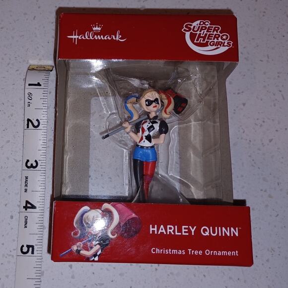 Hallmark Ornament "Harley Quinn" DC Super Hero Girls - Picture 4 of 4